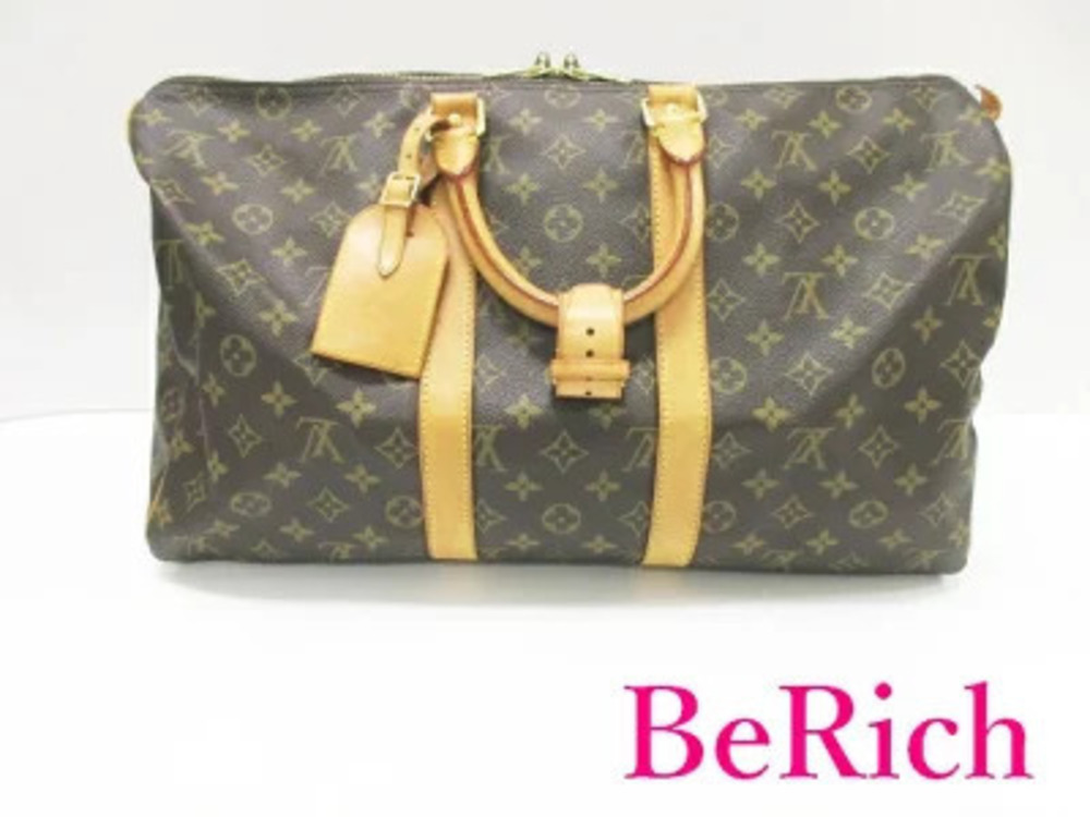 Louis Vuitton Keepall Boston Bag Monogram LV Handbag Travel